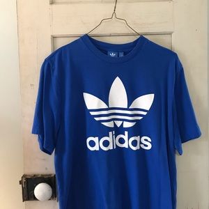 New Bright Blue Adidas T-Shirt
